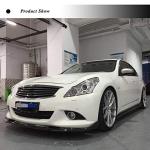 Carbon Fiber Front Bumper Lip Chin Spoiler for Infiniti G37 Base 2010