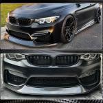 BMW F80 M3 F82 F83 M4 2014-2019 Front Bumper Lip Carbon Fiber