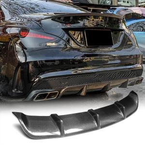 Mercedes Benz CLA Class W117 C117 CLA45 AMG Pre-facelift 2013-2016 Rear Bumper Diffuser Carbon Fiber