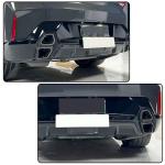 Carbon Fiber Rear Bumper Diffuser for BMW XM G09 2023-2025 Replacement | 4Door Lower Spoiler Bumper Guard Body Kit Lightweight Exhaust Diffuser Cover Direct Fit Aerodynamic Exterior Upgrade