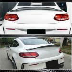 Mercedes Benz (W205) C205 Coupe 2015-2019 Rear Trunk Spoiler Boot Wing Lip Carbon Fiber/FRP
