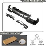 Real Carbon Fiber Rear Diffuser Lip for BMW 4 Series G22 G23 430i M440i M-Sport 2-Door 2021-2025 Lower Bumper Lip Spoiler Body Kit 3PCS