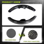 Tesla Model Y 2016-2023 Steering wheel patch Interior parts Dry Carbon Fiber