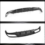 For Mercedes Benz (W205) C205 A205 C63 AMG Pre-facelift Carbon Fiber Rear Bumper Diffuser Lip