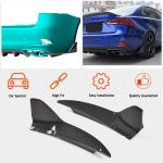 Lexus IS300 IS350 F Sport 2017-2020 Rear Bumper Splitters Carbon Fiber