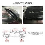 Carbon Fiber Rear Lip Trunk Spoiler for Porsche Panamera 2014 2015