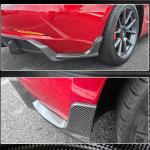 Tesla Model 3 2017-2022 Rear Bumper Splitters Carbon Fiber