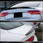 Audi A5 B8 B8.5 Base Coupe 2008-2016 Rear Trunk Spoiler Carbon Fiber