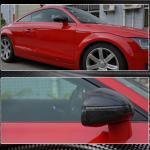 Audi TT TTS TTRS MK2 2008-2014 R8 2007-2011 Mirror Covers Replacement Style Carbon Fiber