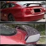 Audi A5 B8 A6 C6 A7 S7 RS7 TT MK2 8J TTS 2008-2011 Rear Trunk Spoiler Carbon Fiber