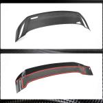 Mercedes Benz Smart Fortwo 2016-2019 Rear Roof Spoiler Carbon Fiber