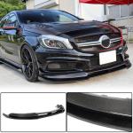 Mercedes Benz A Class W176 Sport A45 AMG Pre-facelift 2013-2015 Front Bumper Lip Carbon Fiber