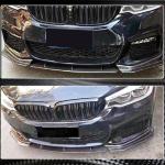 BMW 5 Series G30 G31 Pre-LCI 2017-2020 Front Bumper Lip Carbon Fiber