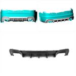 Audi S4 A4 Sline B10 Sedan 2021UP Rear Bumper Diffuser Dry Carbon Fiber
