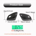 Porsche Taycan 9J1 Turbo S 2019-2021 Mirror Covers Replacment Style Dry Carbon Fiber