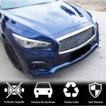 Infiniti Q50 Sport 2014-2017 Front Bumper Lip Carbon Fiber/FRP