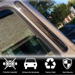Mercedes Benz W463 G500 G550 G55 G63 G65 AMG 2004-2018 C-Pillar Trim Cover Carbon Fiber