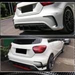 Mercedes Benz A Class W176 A200 A250 Sport 2013-2018 Rear Bumper Vents Carbon Fiber