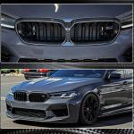 BMW 5 Series F90 M5 LCI 2021-2022 Front Grille Dry Carbon Fiber