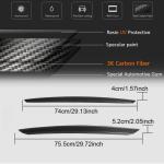 Infiniti Q50 Q50S 2014-2017 Rear Trunk Plate Overlay Cover Carbon Fiber