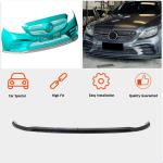 Mercedes Benz W205 C205 A205 C200 C300 Sport Facelift 2019-2021 Front Bumper Lip Carbon Fiber