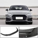 Audi S5 A5 Sline B9.5 2020UP Front Bumper Lip Carbon Fiber
