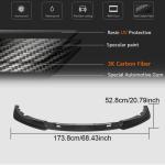 BMW 4 Series G22 G23 420i 430i M Sport M440i 2020UP Front Bumper Lip Dry Carbon Fiber