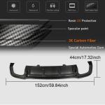Audi S5 A5 Sline B9 2017-2020 Full Carbon Fiber/FRP Rear Bumper Diffuser
