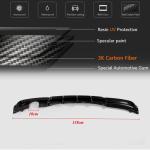 BMW 3 Series F30 M Sport 2012-2018 Rear Bumper Diffuser Carbon Fiber