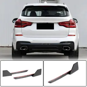 BMW X3 G01 M40i 2018-2020 Rear Bumper Splitters Carbon Fiber