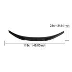 BMW F82 M4 Coupe 2015-2020 Rear Trunk Spoiler Dry Carbon Fiber