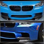 BMW 5 Series F10 M5 Sedan 2011-2016 Front Bumper Splitters Carbon Fiber