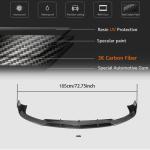Mercedes Benz (W218) C218 CLS63 AMG S 2015-2018 Front Bumper Lip Carbon Fiber/FRP