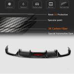 Audi A6 C7.5 Base Sedan 2016-2019 Rear Bumper Diffuser Carbon Fiber