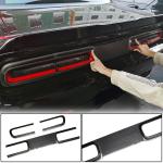 Dodge Challenger 2015-2022 Rear Taillight Lamp Cover Dry Carbon Fiber