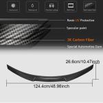 Infiniti Q50 Q50S Sedan 2014-2023 Rear Trunk Spoiler Carbon Fiber