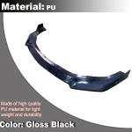 Front Bumper Lip Fits for Ford Mustang Coupe Dark Horse/Dark Horse Premium/EcoBoost/GT 2024-2025 for Mustang Convertible EcoBoost/GT Front Chin Spoiler Splitter Protector PU Factory Outlet
