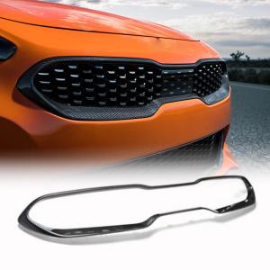 Kia Stinger Front Grille Frame Trim Dry Carbon Fiber/FRP 2018–2022