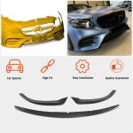 Mercedes Benz C238 A238 E300 Sport 2017-2019 Front Bumper Lip Carbon Fiber