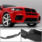 BMW X6M E71 2009-2014 Front Bumper Lip Carbon Fiber