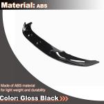 F10 Gloss Black Front Lip for BMW 5 Series F10 M Sport Sedan 2011-2016 | 520i 528i 530i 535i 550i ABS Auto Chin Spoiler Splitter Protector