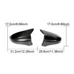 Lexus ES250 IS300 2014-2020 Mirror Cover Caps Dry Carbon Fiber Add on Style