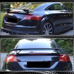Audi TT TTS Sline MK2 8J Pre-facelift 2008-2014 Rear Trunk Spoiler Carbon Fiber