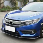 Honda Civic Coupe 2016-2018 Front Bumper Lip Carbon Fiber