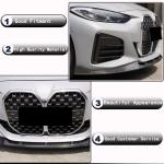 BMW 4 Series G26 420i 430i M Sport M440i 2021-2023 Front Bumper Lip Carbon Fiber