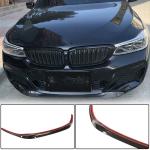 BMW 6 Series G32 630i 640i M-Sport GT 2017-2020 Front Bumper Lip Carbon Fiber