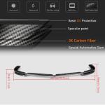 Mercedes Benz C Class W204 C204 C63 AMG Facelift 2012-2014 Front Bumper Lip Carbon Fiber