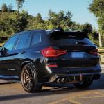 BMW X3M F97 2019-2023 Carbon Fiber Rear Bumper Diffuser Lip Splitters