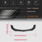 Mercedes Benz (W218) C218 CLS350 CLS400 CLS500 Base 2015-2018 Front Bumper Lip Carbon Fiber