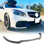 Carbon Fiber Front Bumper Lip Compatible witth Mercedes Benz E Class W212 S212 E63 E63S AMG Sedan 4-Door 2013-2016 Front Chin Spoiler Protector
